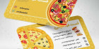 کارت ویزیت لایه باز پیتزا