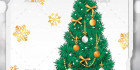 فون psd درخت کریسمس
