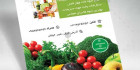 دانلود تراکت سبزیجات آماده