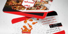 کارت ویزیت psd فست فود