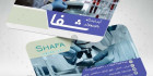 کارت ویزیت psd آزمایشگاه