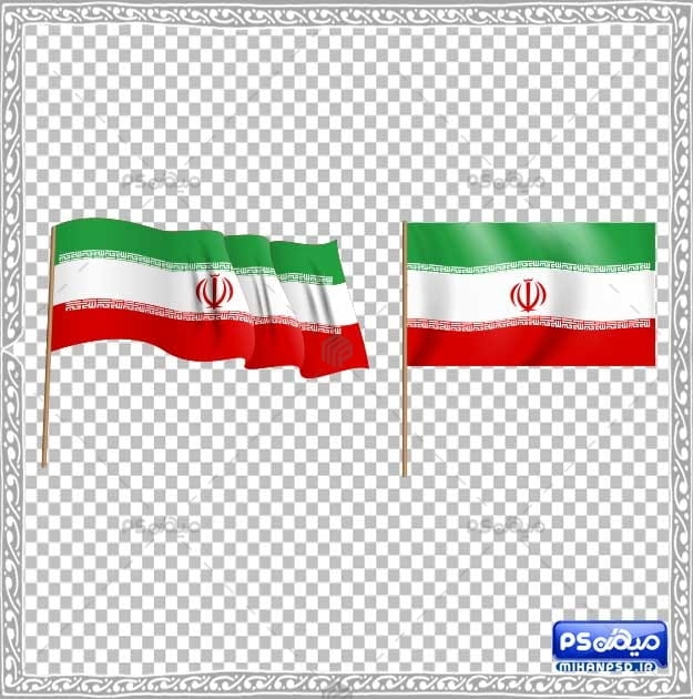 فایل وکتور پرچم ایران