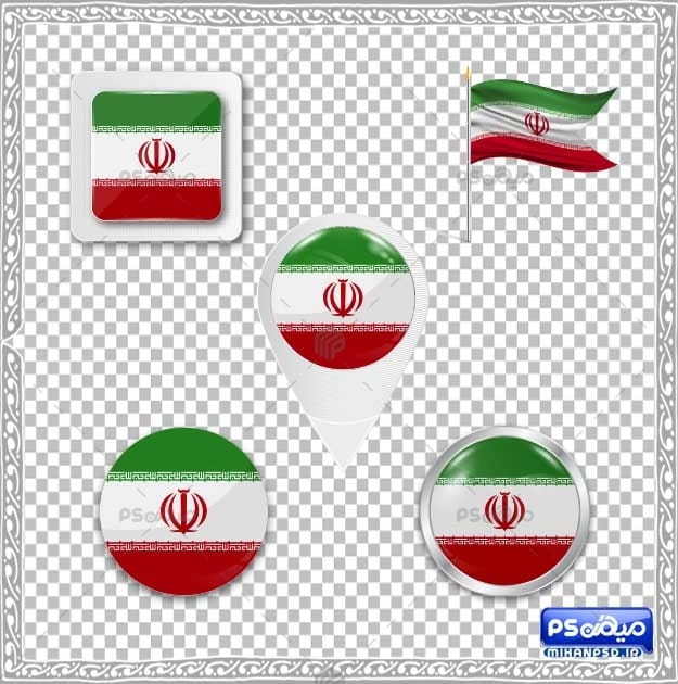 لوگو  لایه باز پرچم ایران