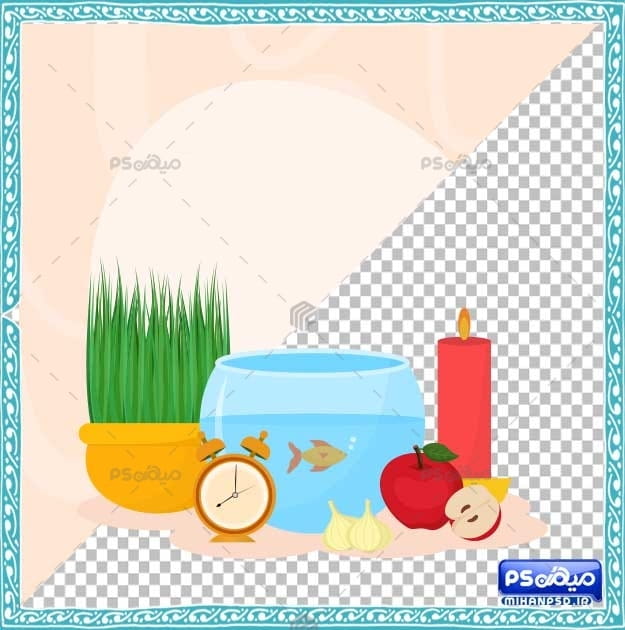 طرح وکتور هفت سین نوروز