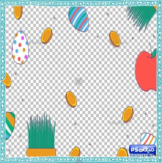 بک گراند عید نوروز لایه باز