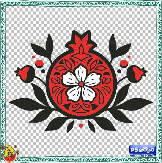 وکتور انار شب چله