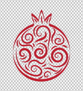 وکتور شب یلدا لایه باز