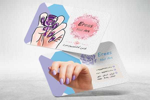 کارت ویزیت ناخن کار