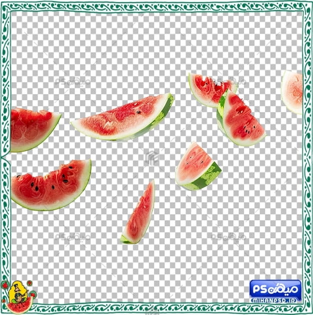 وکتور دوربری هندوانه یلدا