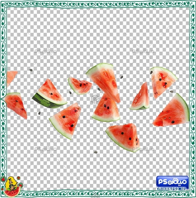 وکتور PNG هندوانه یلدا