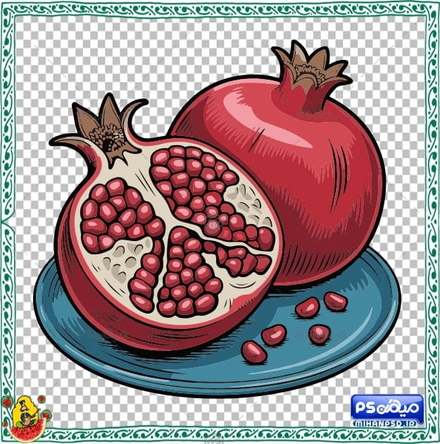 وکتور انار شب چله
