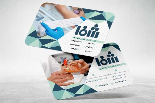 کارت ویزیت مطب پزشک قلب