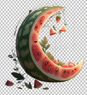 وکتور png هندوانه یلدا